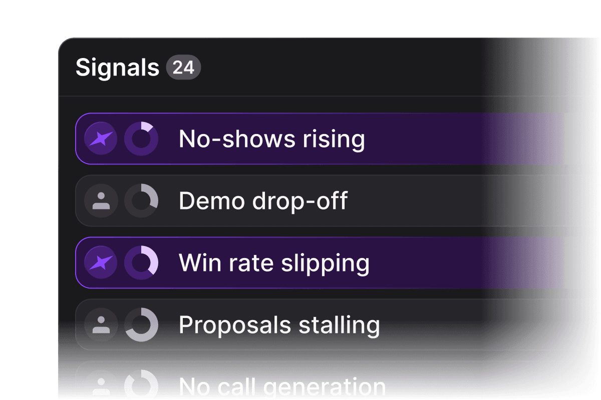 Signals from your team and cosmosAI
