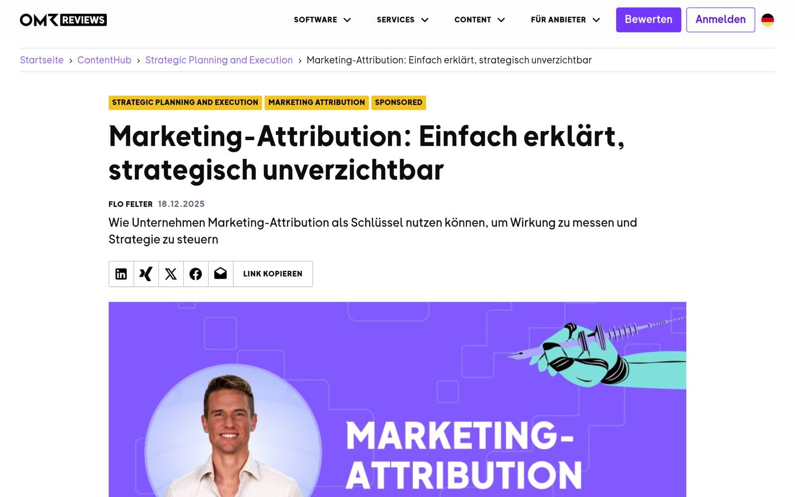 OMR Reviews: Marketing-Attribution: Einfach erklärt, strategisch unverzichtbar